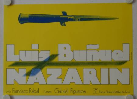 Nazarin originales deutsches Filmplakat (R60s)